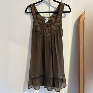 Esley Brown Mini Dress